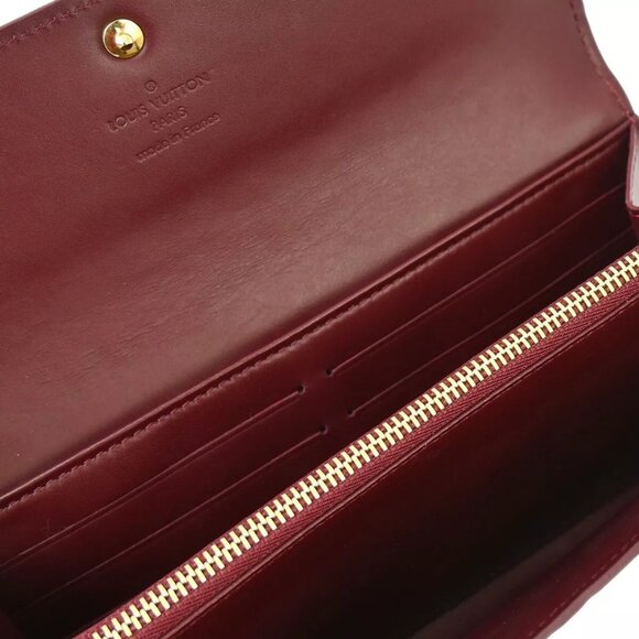 Louis Vuitton Amarante Vernis Portefeuille Sarah Wallet - Picture 6 of 8